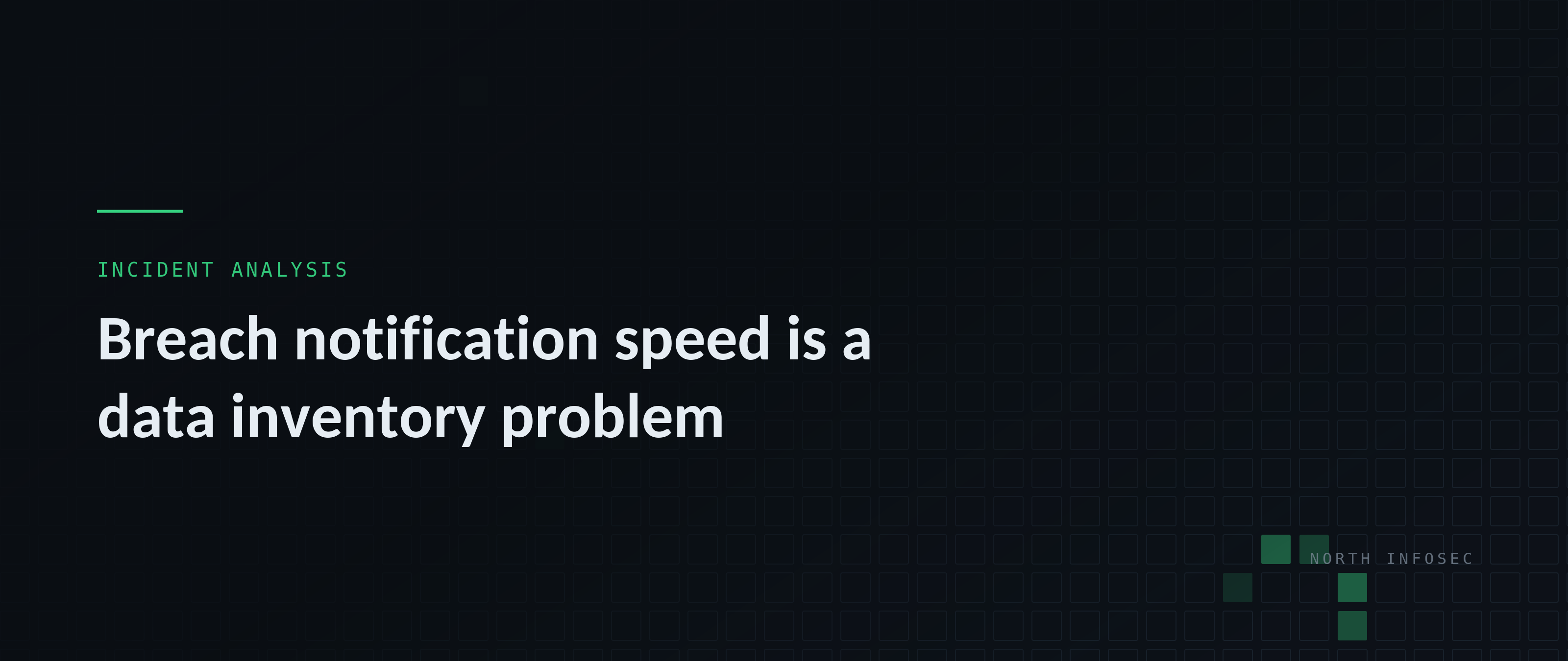 Article header: Breach notification speed is a data inventory problem